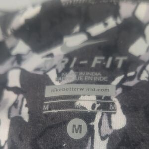 Nike Dri-FIT Black and White Shirt